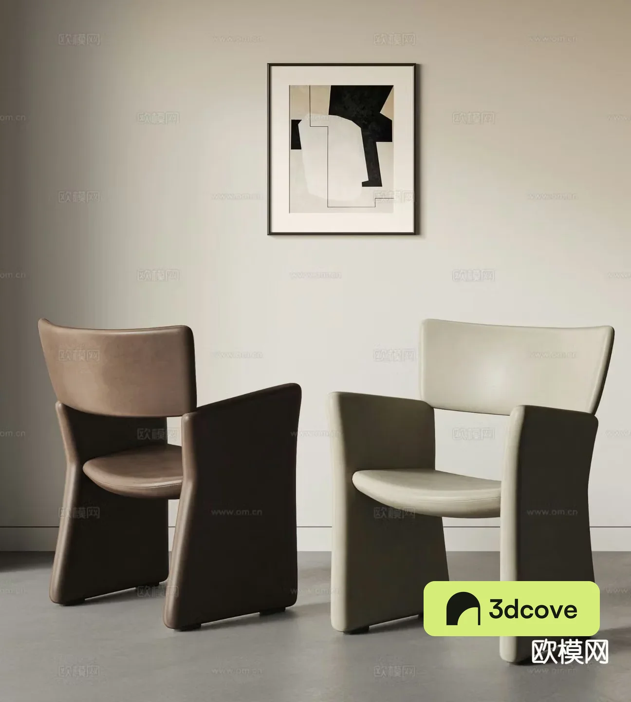 POLIFORM Italian leather chair leisure chair