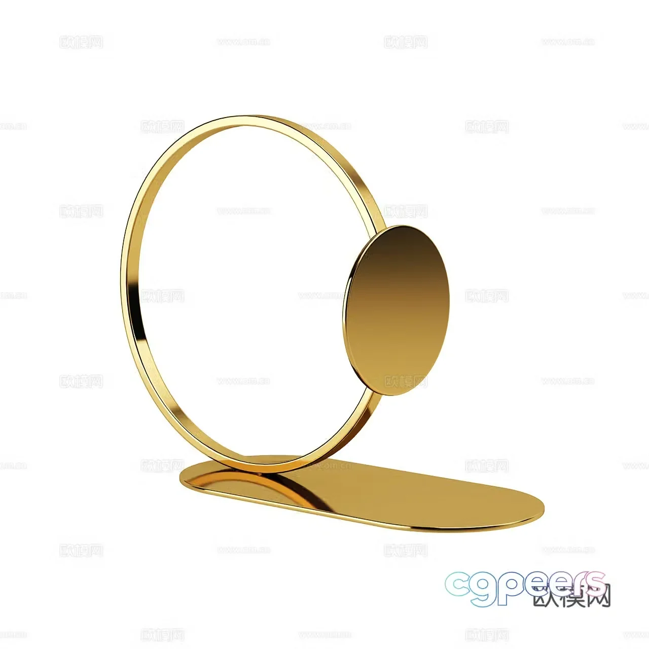 Cooee Decoration Ornament Bookend Metal Ornament Metal Ornament 3D Model