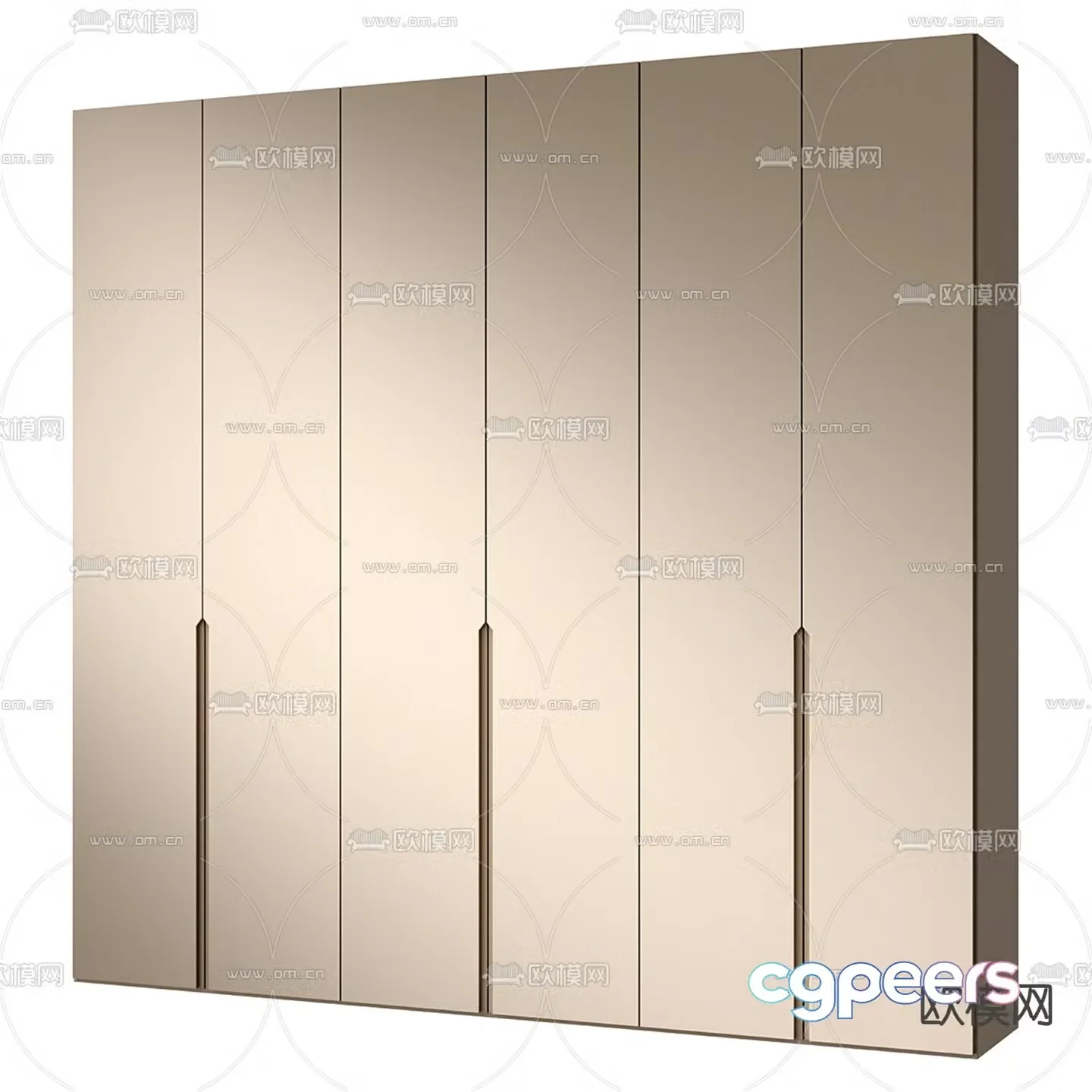 Modern wardrobe side cabinet storage cabinet 3d model