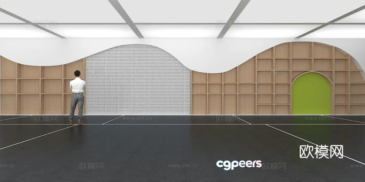 Cultural wall Children’s culture wall Display wall Tool wall Exhibition hall Campus culture Classroom 3D model