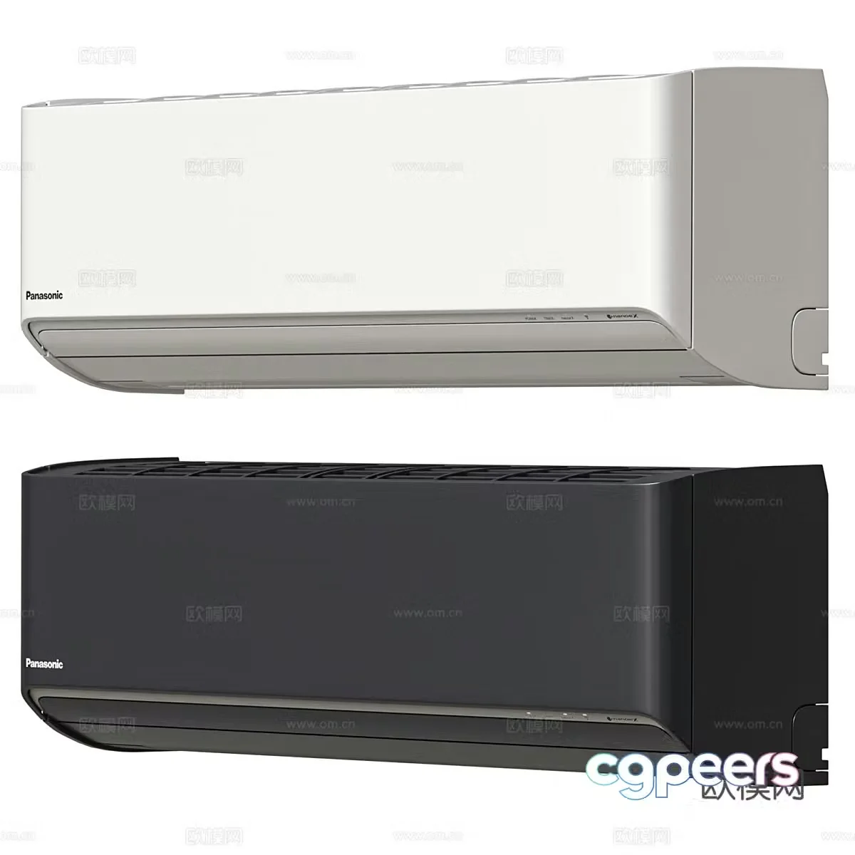Panasonic Etherea wall-mounted air conditioning 3D model
