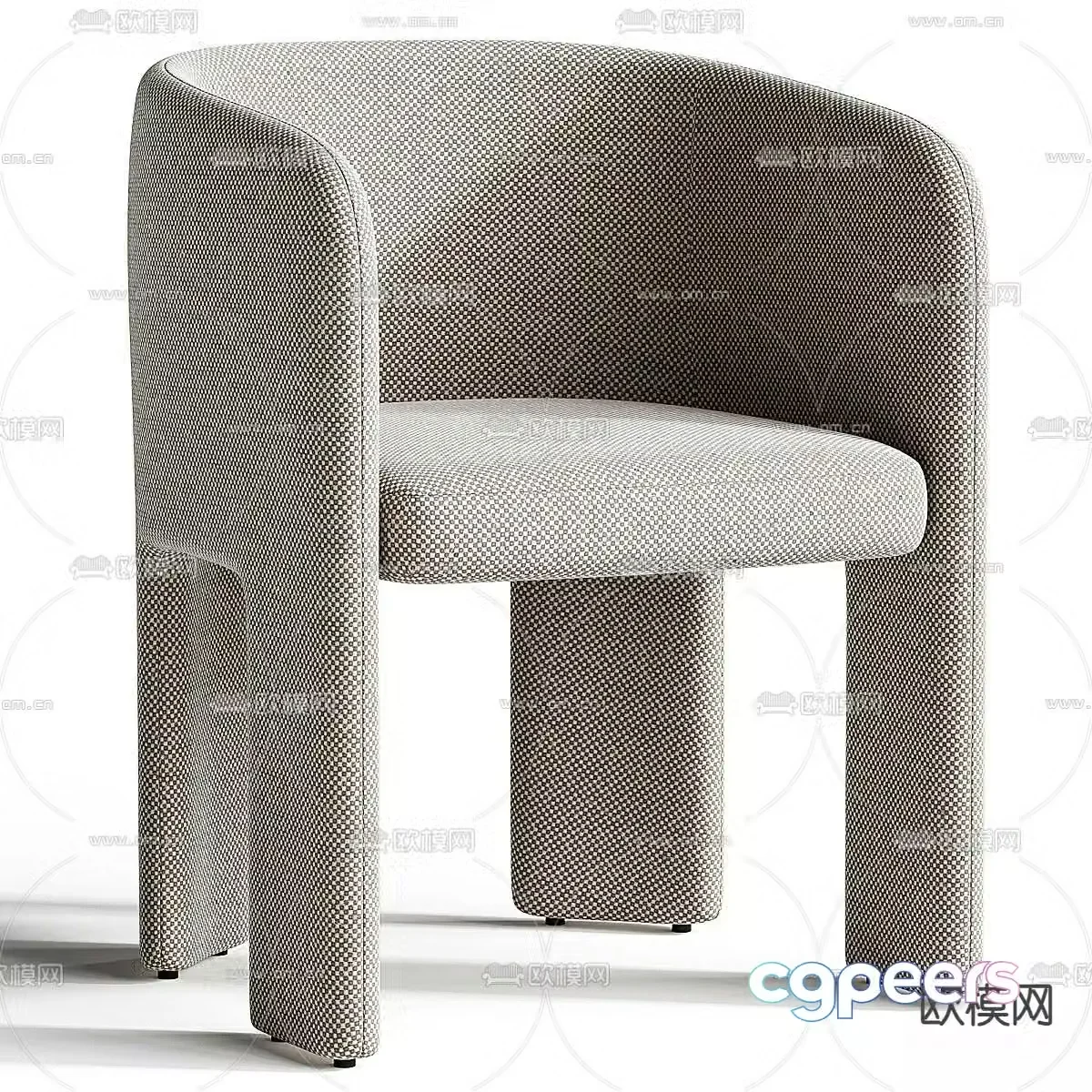 Ditre Italia Cali lounge chair armchair 3d model