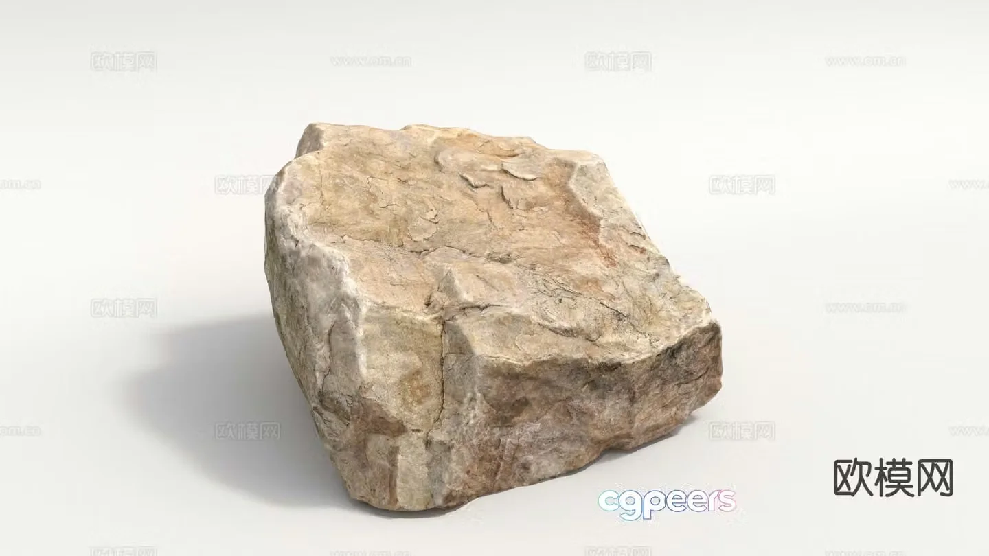 Landscape stone stone 3d model