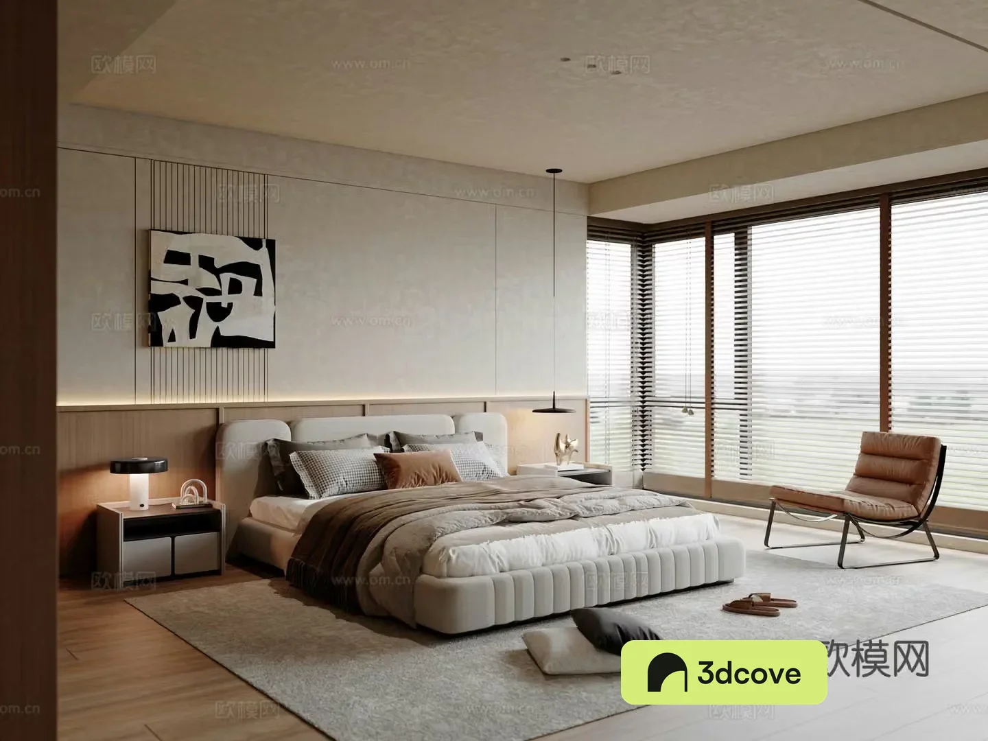Wasabi Bedroom Master bedroom 3D model