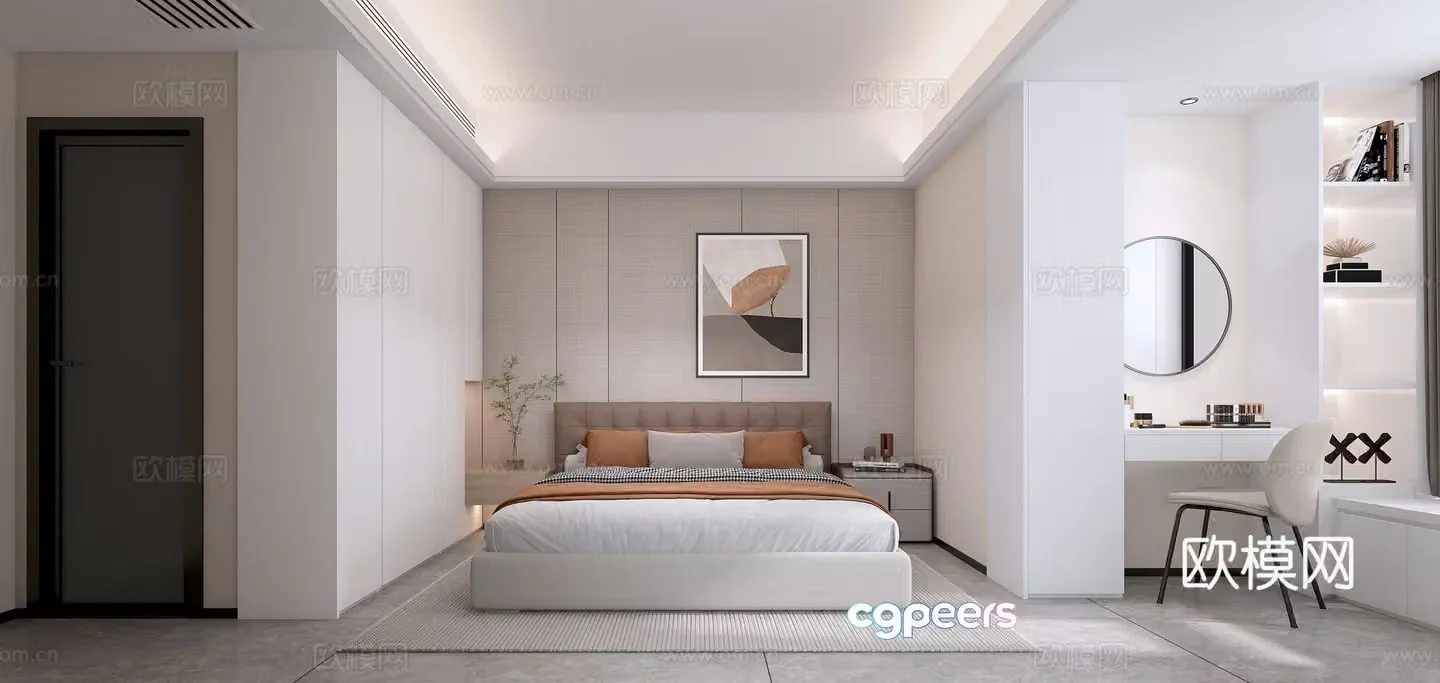 Modern bedroom Master bedroom Master bedroom 3D model