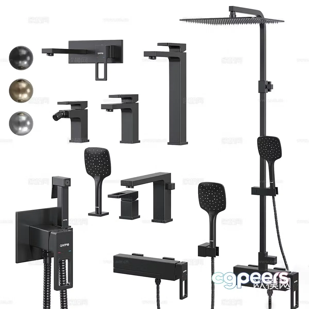 Shower shower 3d model