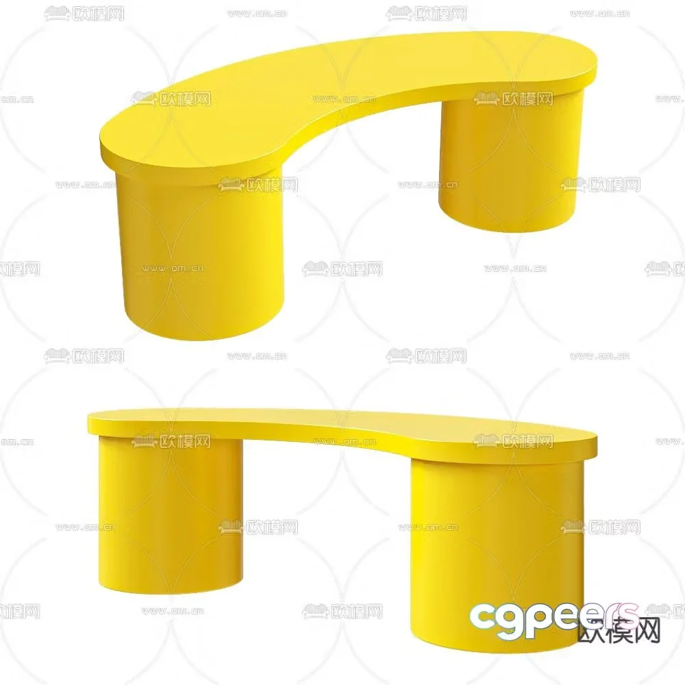 ELEPHANT children’s stool cartoon stool 3d model