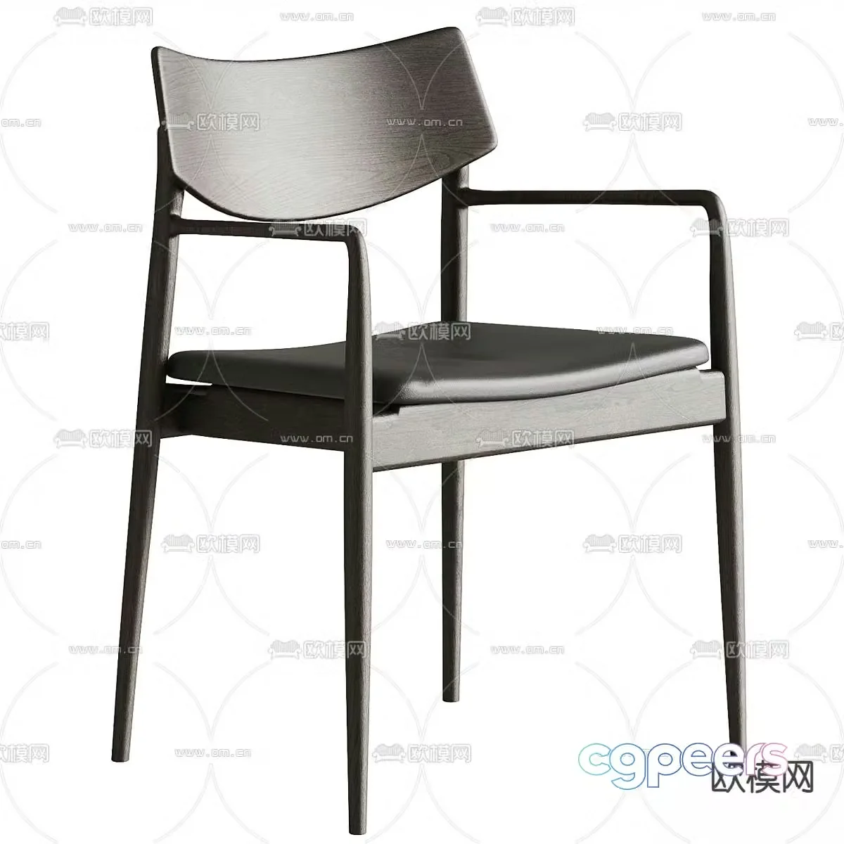 KARIMOKU CASE chair dining chair 3d model