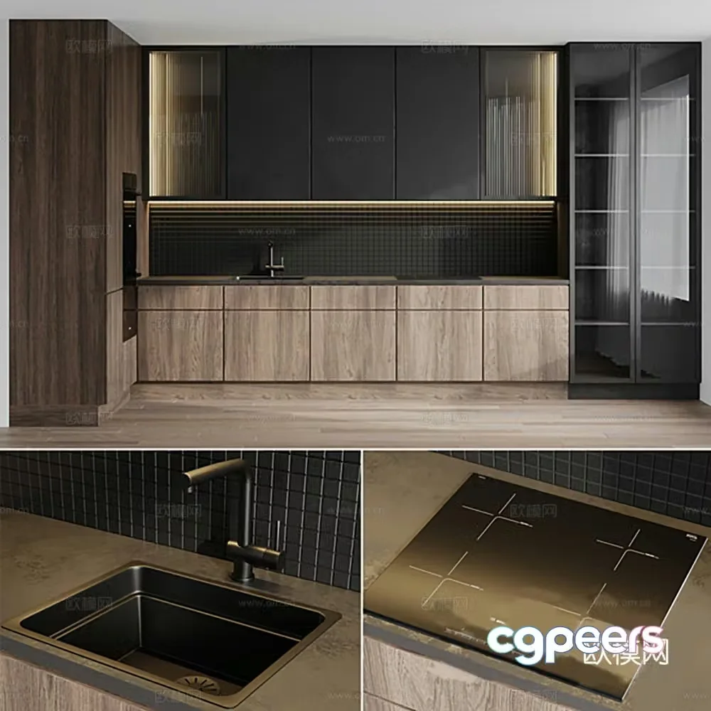 Modern cabinet 3d model