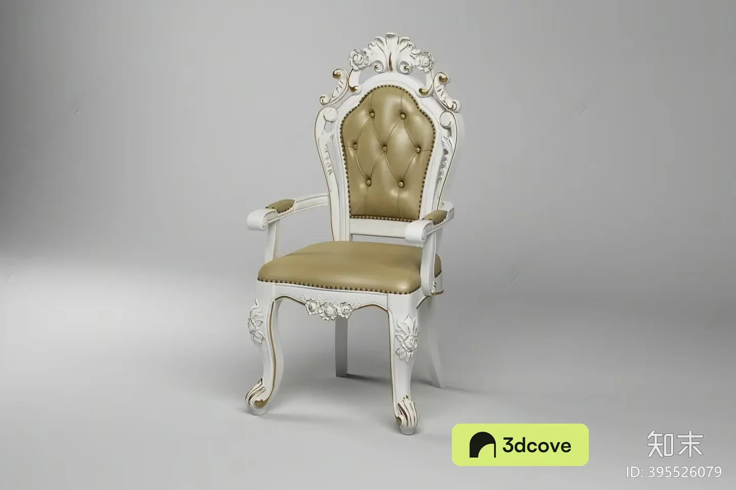 White And Gold Chair