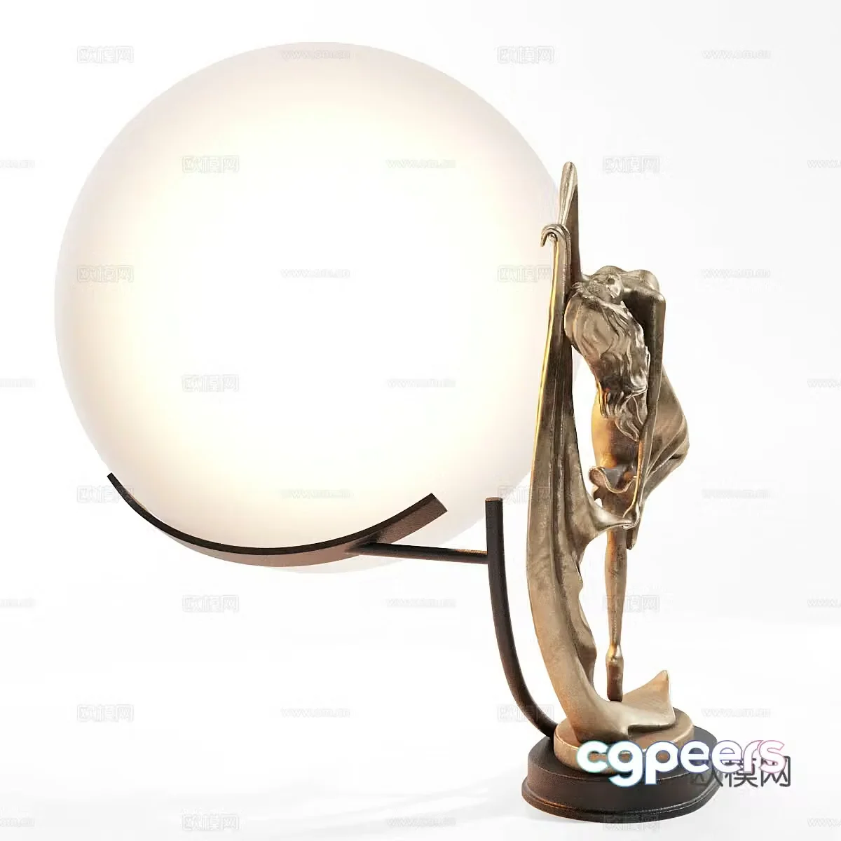 Table lamp 3d model