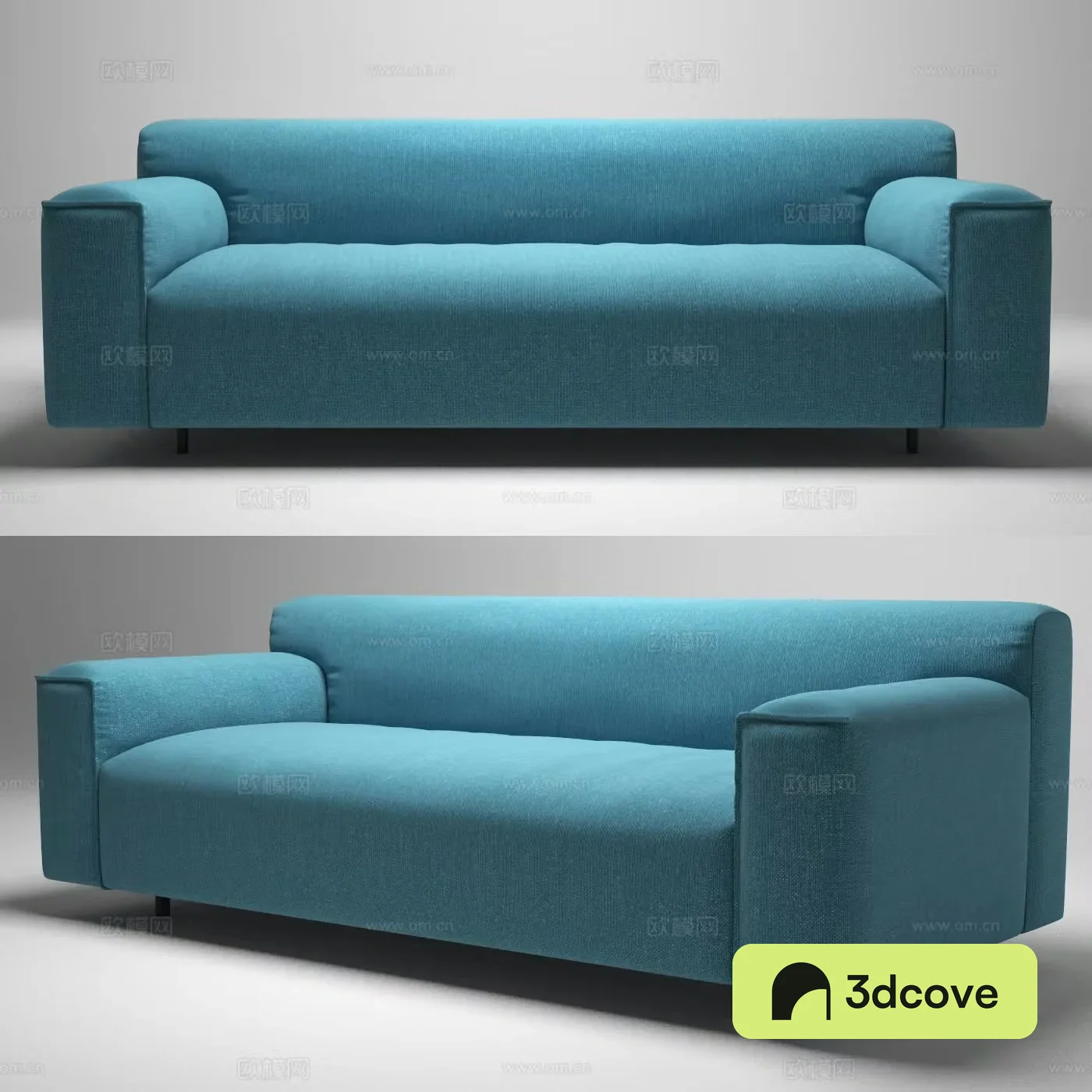 Modern double sofa minimalist sofa