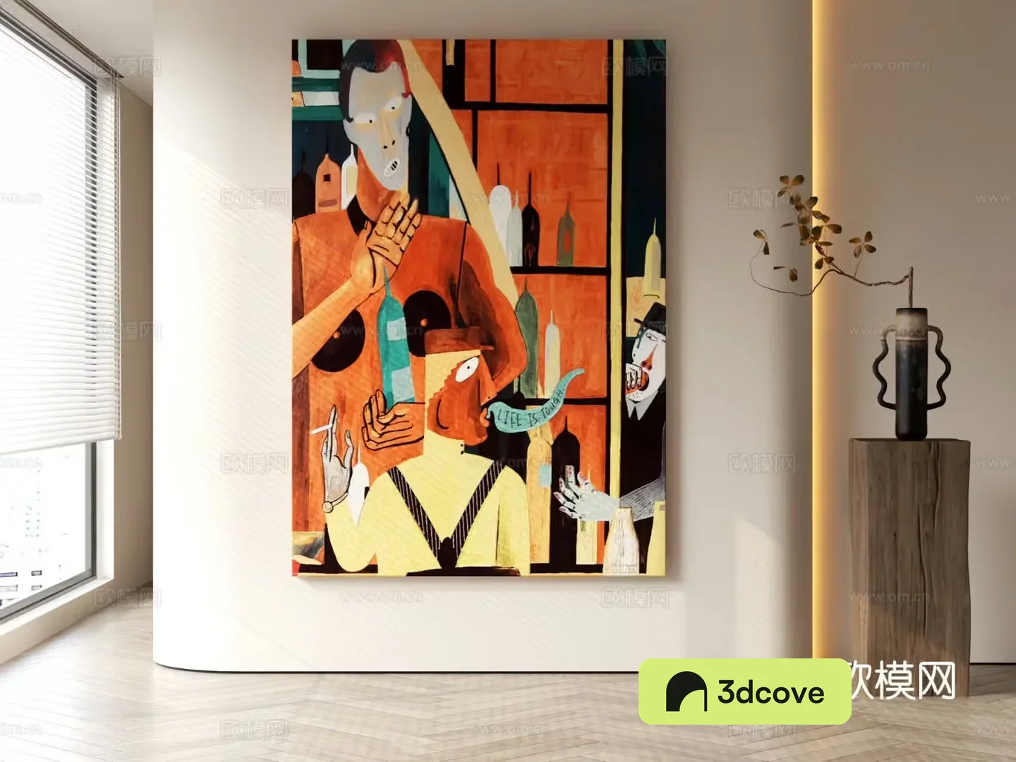 Decorative painting abstract painting hanging painting
