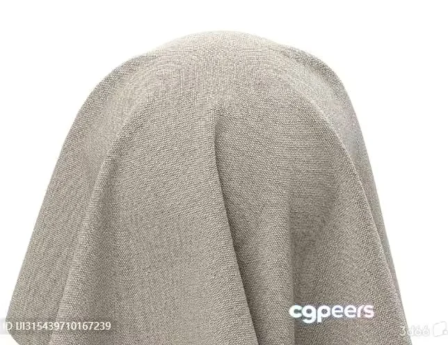 A Beige Fabric 3D Model – 9150 – VRAY Render