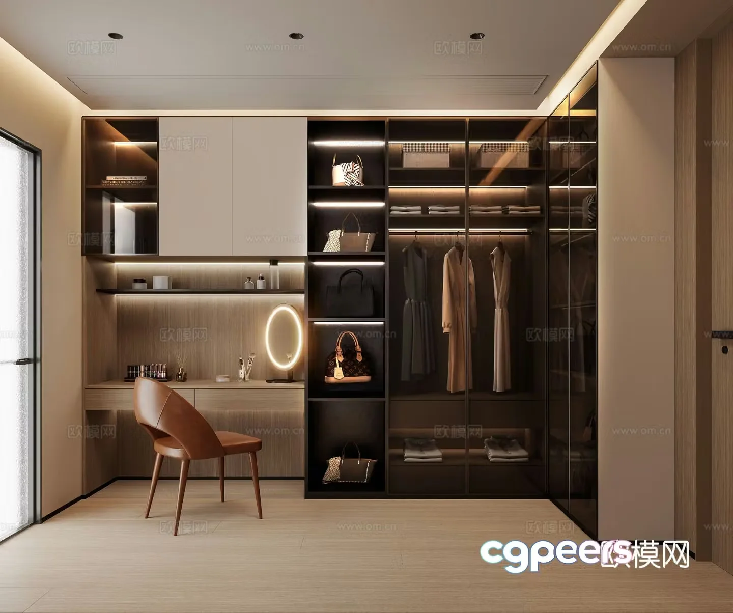 Italian cloakroom 3D model