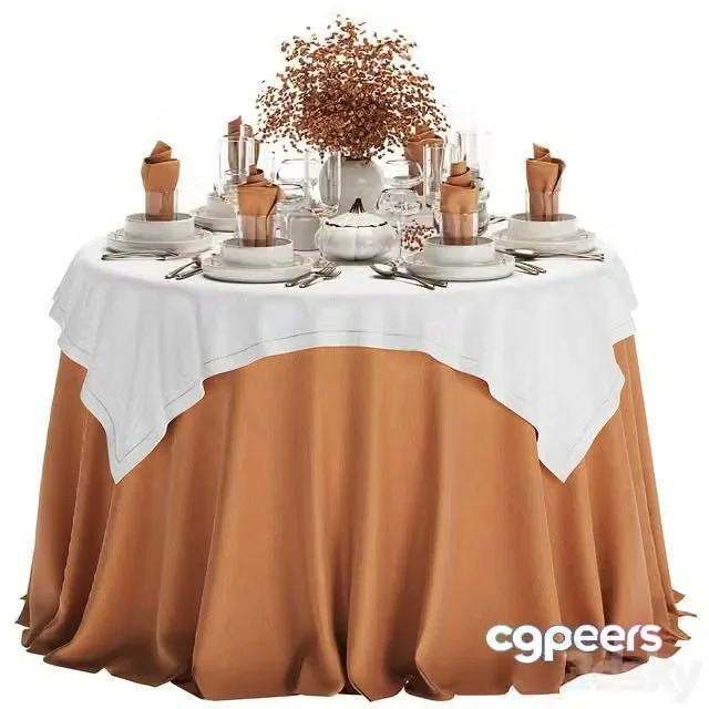 3ds Max Free – Table setting 03