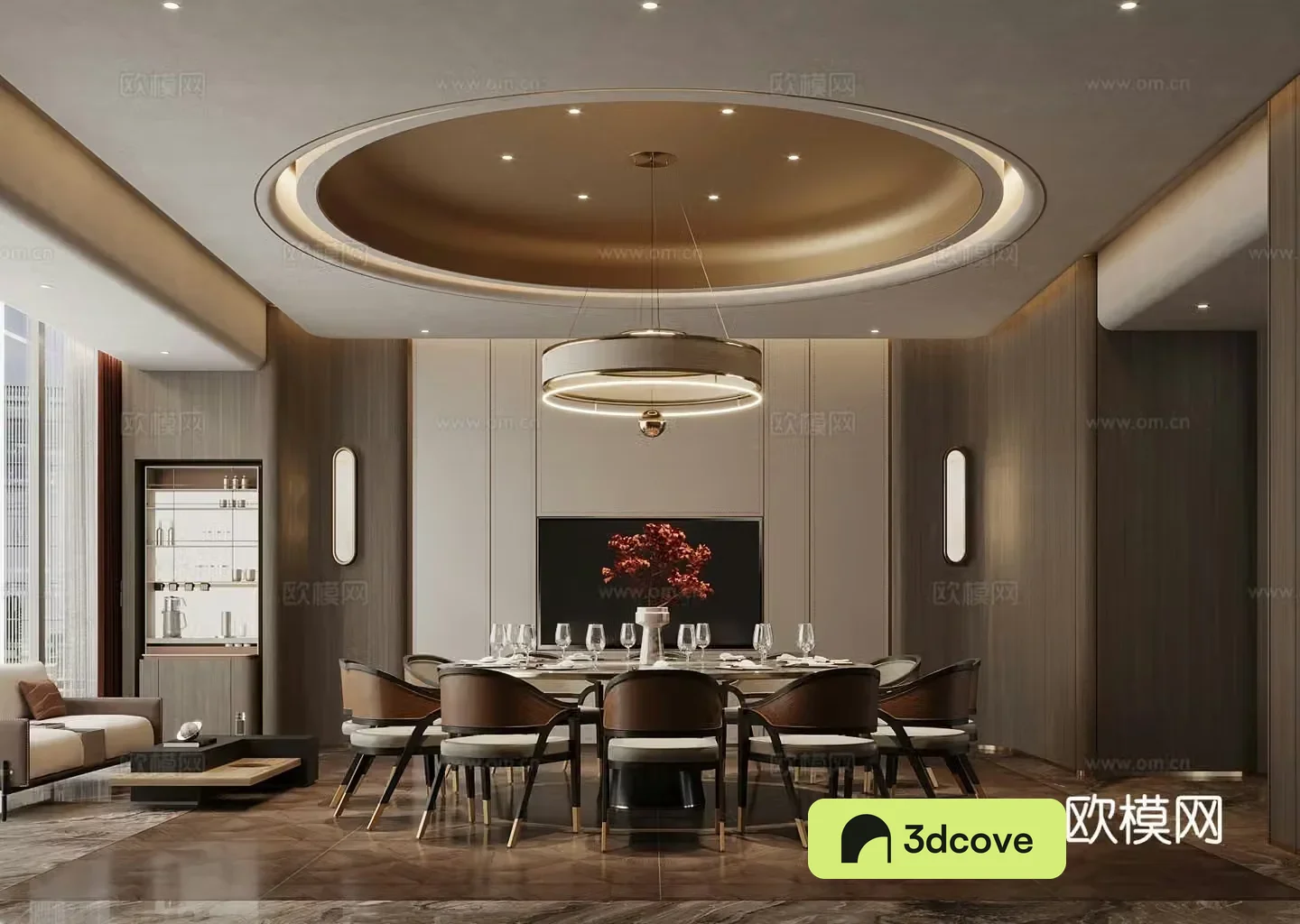 New Chinese hotel restaurant private room