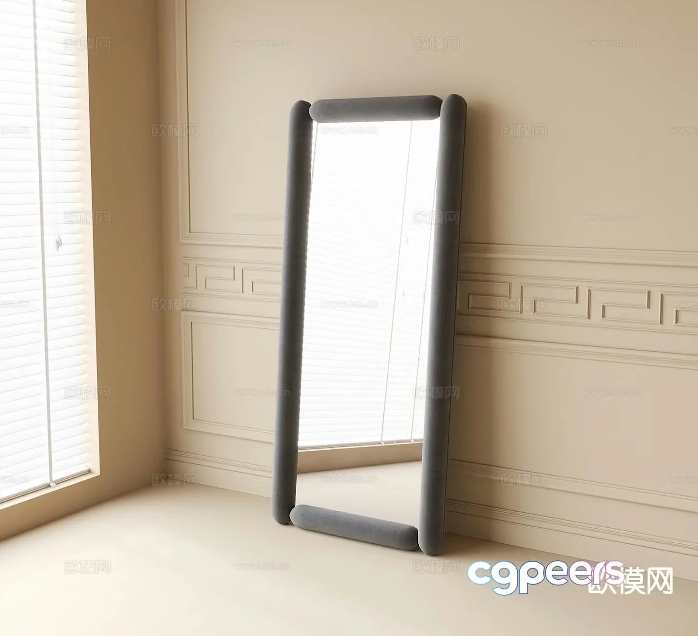 Modern floor mirror mirror 3d model