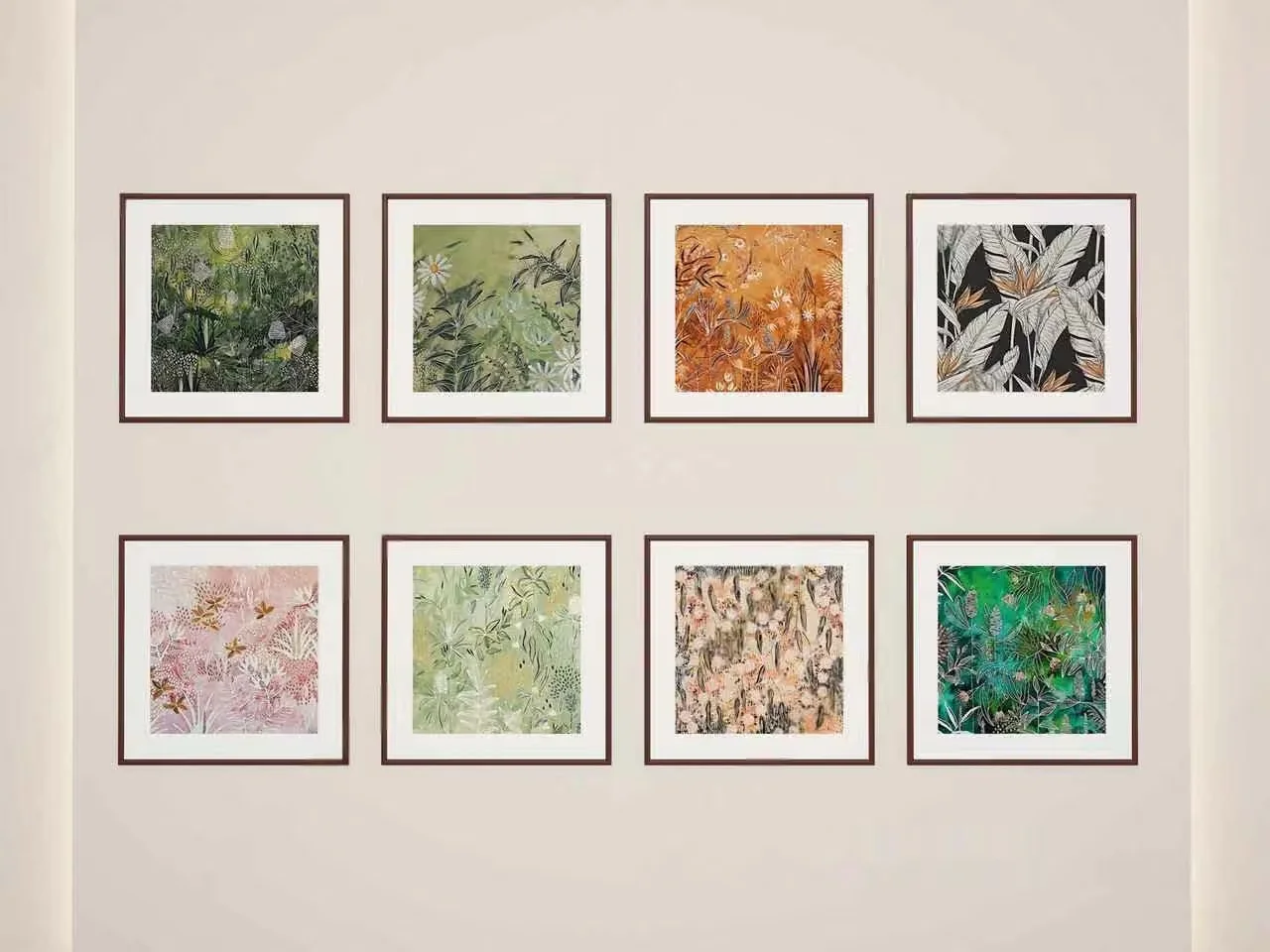A Collection Of Framed Artwork 3D Model – 1227 – VRAY Render