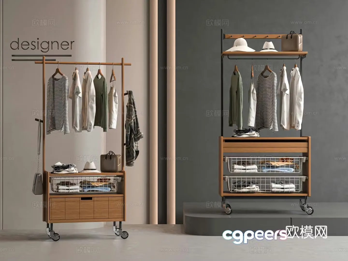 Modern hanger 3d model