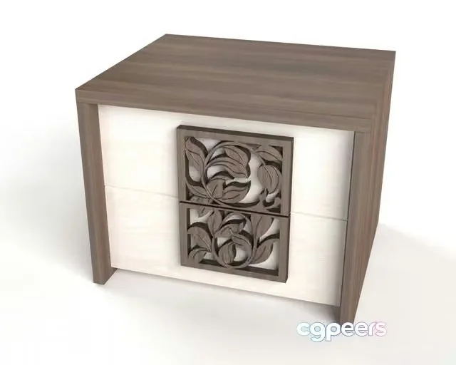 3ds Max Free – Bed and drawer Fusion