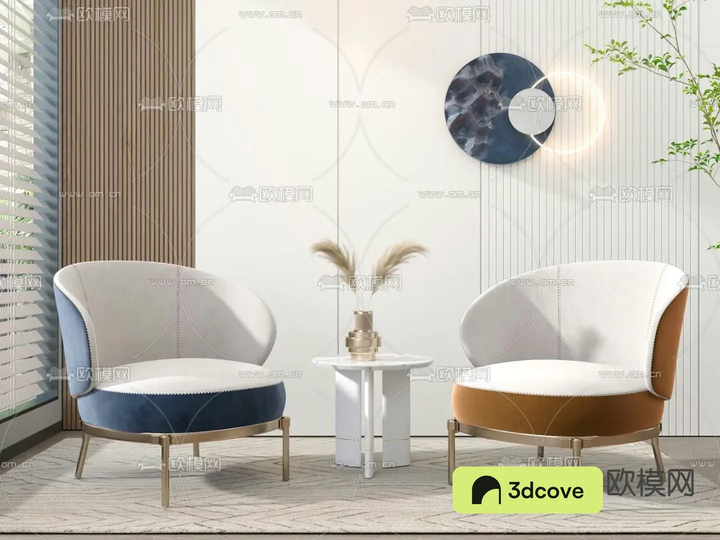 Light luxury sofa chair leisure chair armchair
