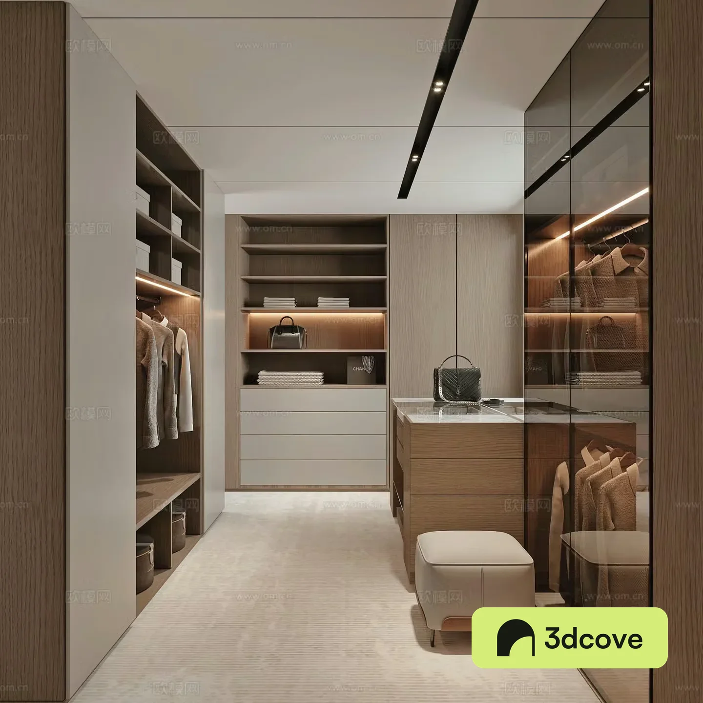 Modern cloakroom