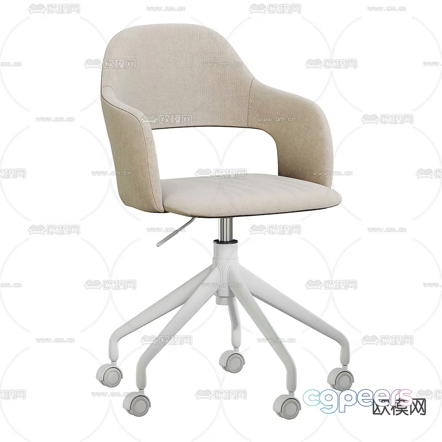 JYSK modern office chair 3d model