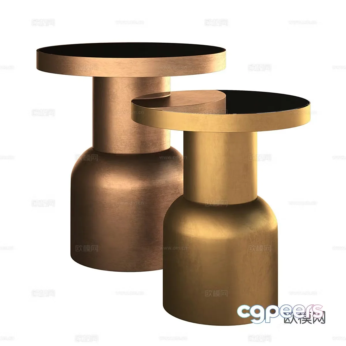 Modern light luxury metal edge 3D model