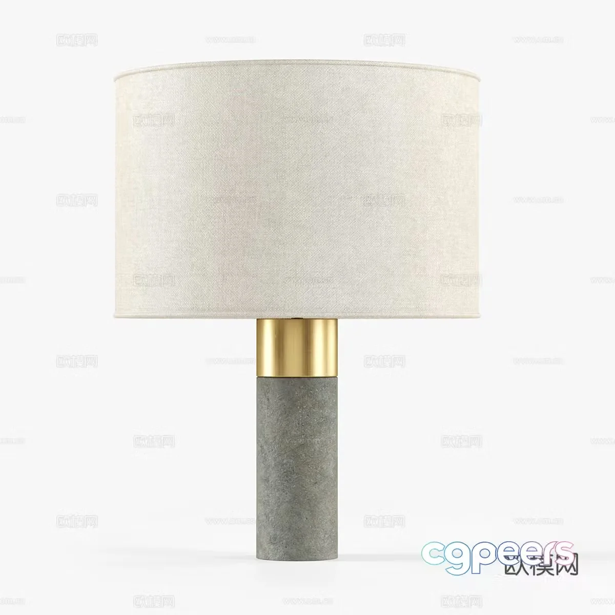 Modern desk lamp 3d model