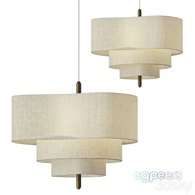 3ds Max Free – Pebble Pendant Light