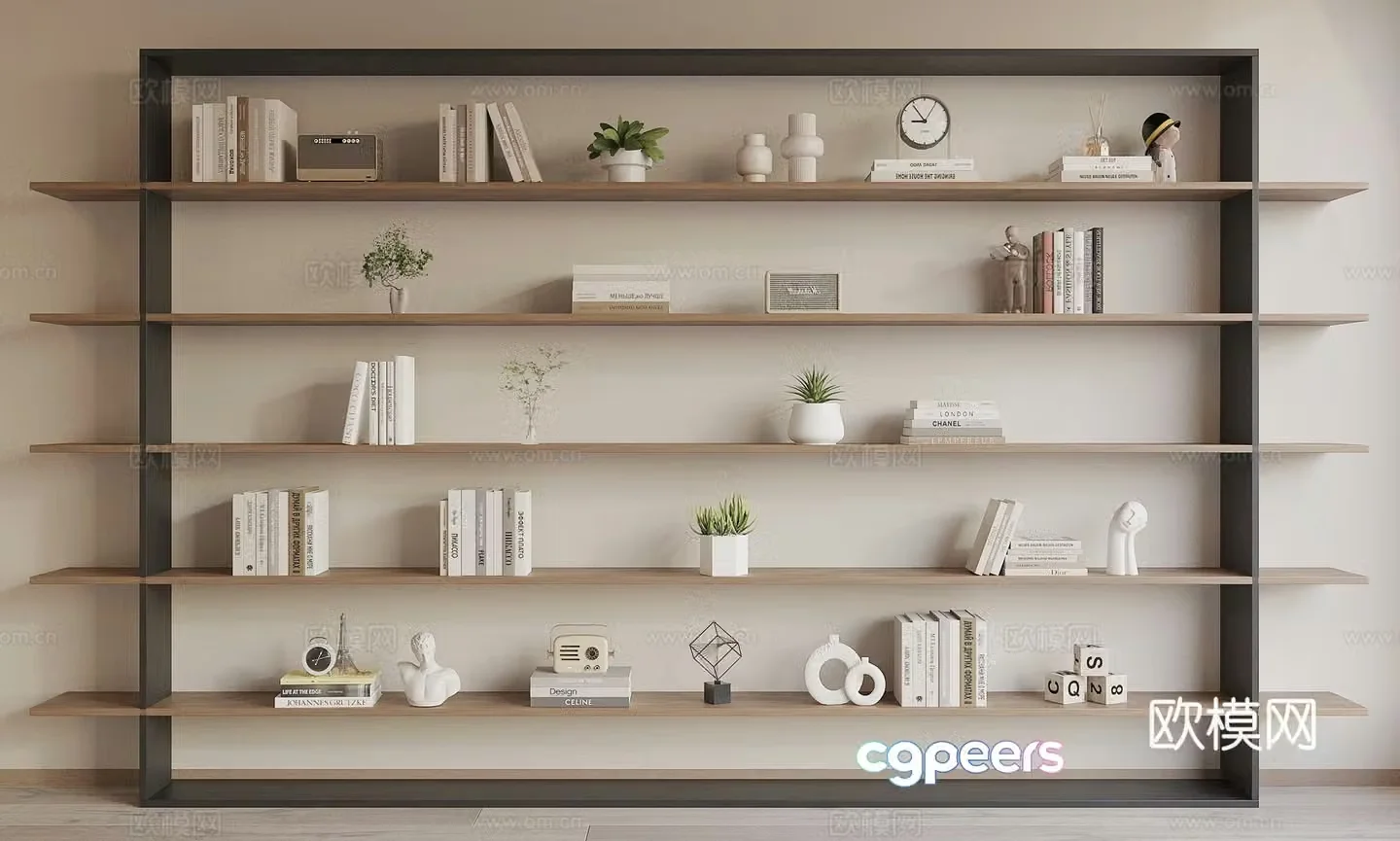 Modern shelf 3D model