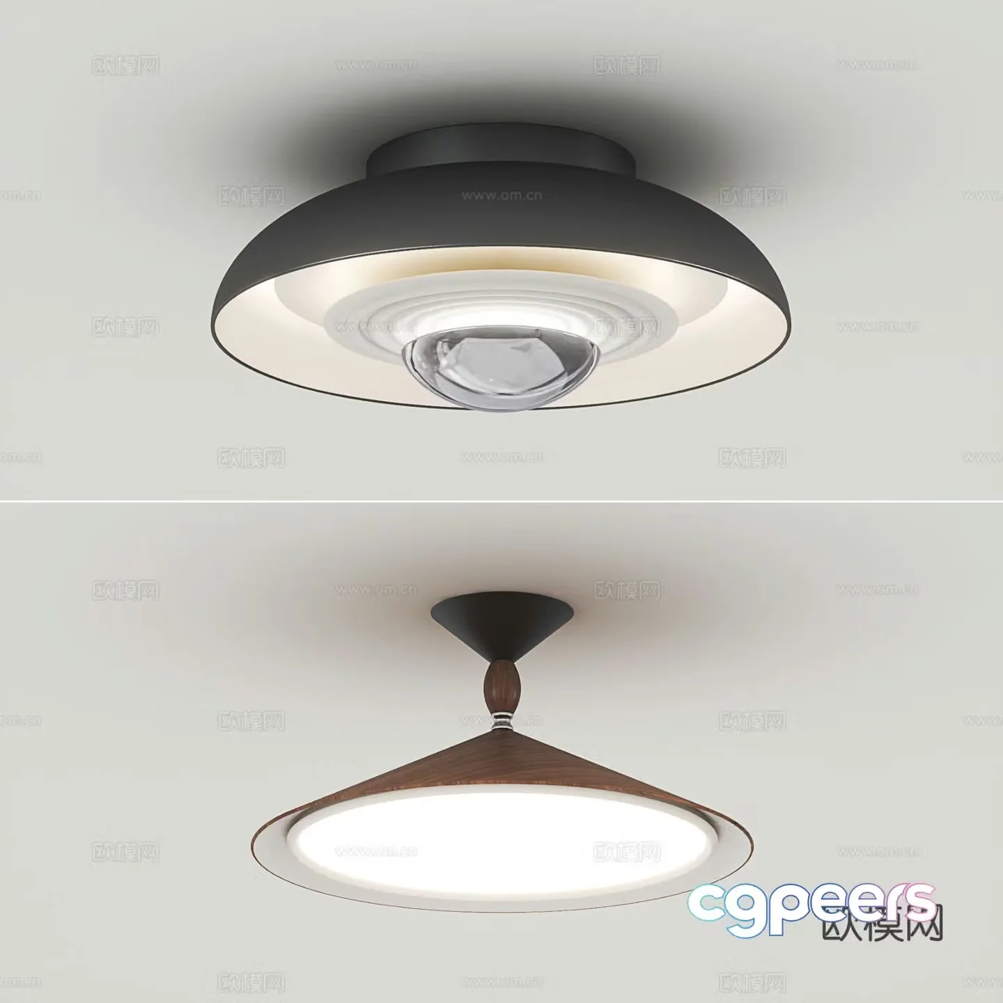 Modern ceiling lamp 3d model