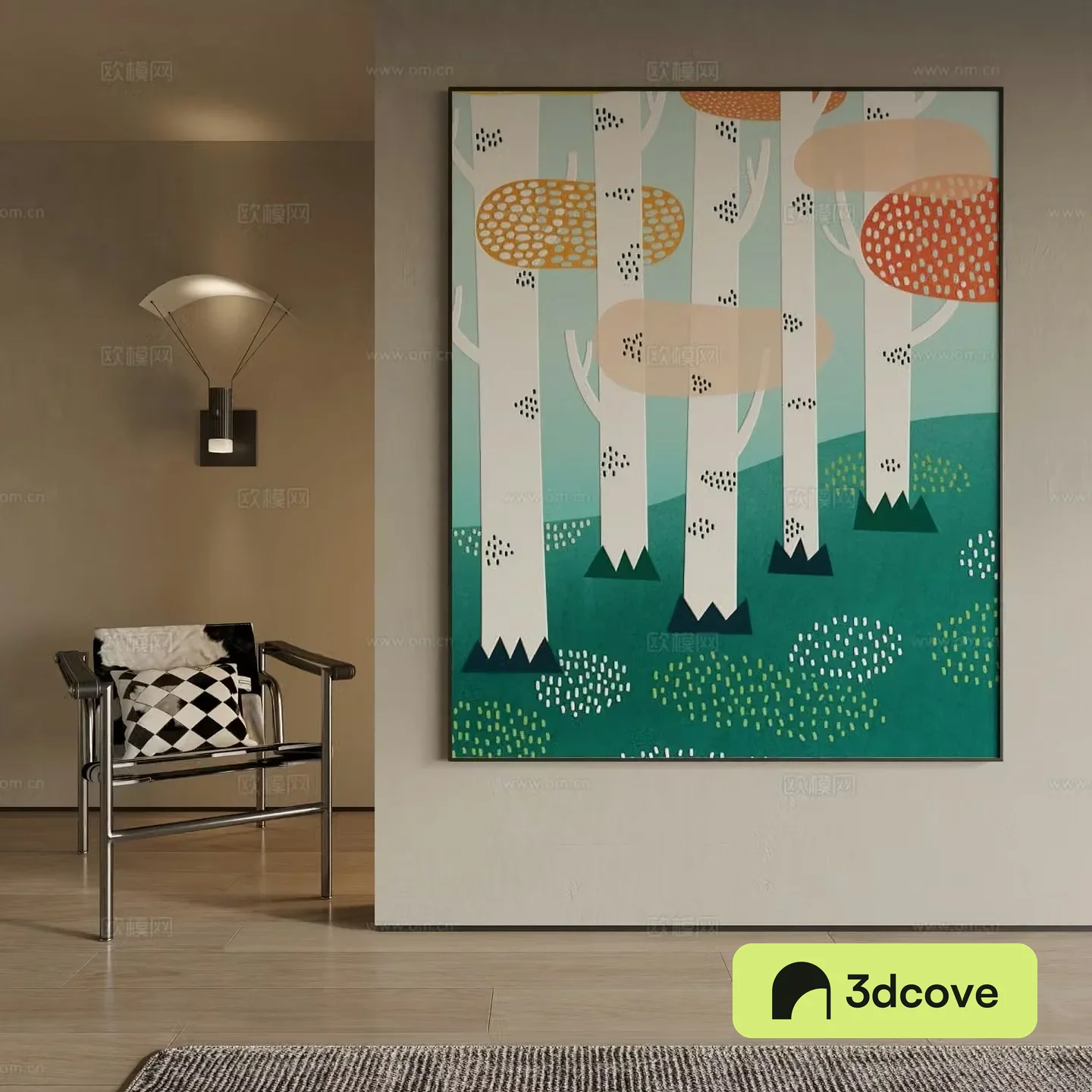 Modern decorative painting