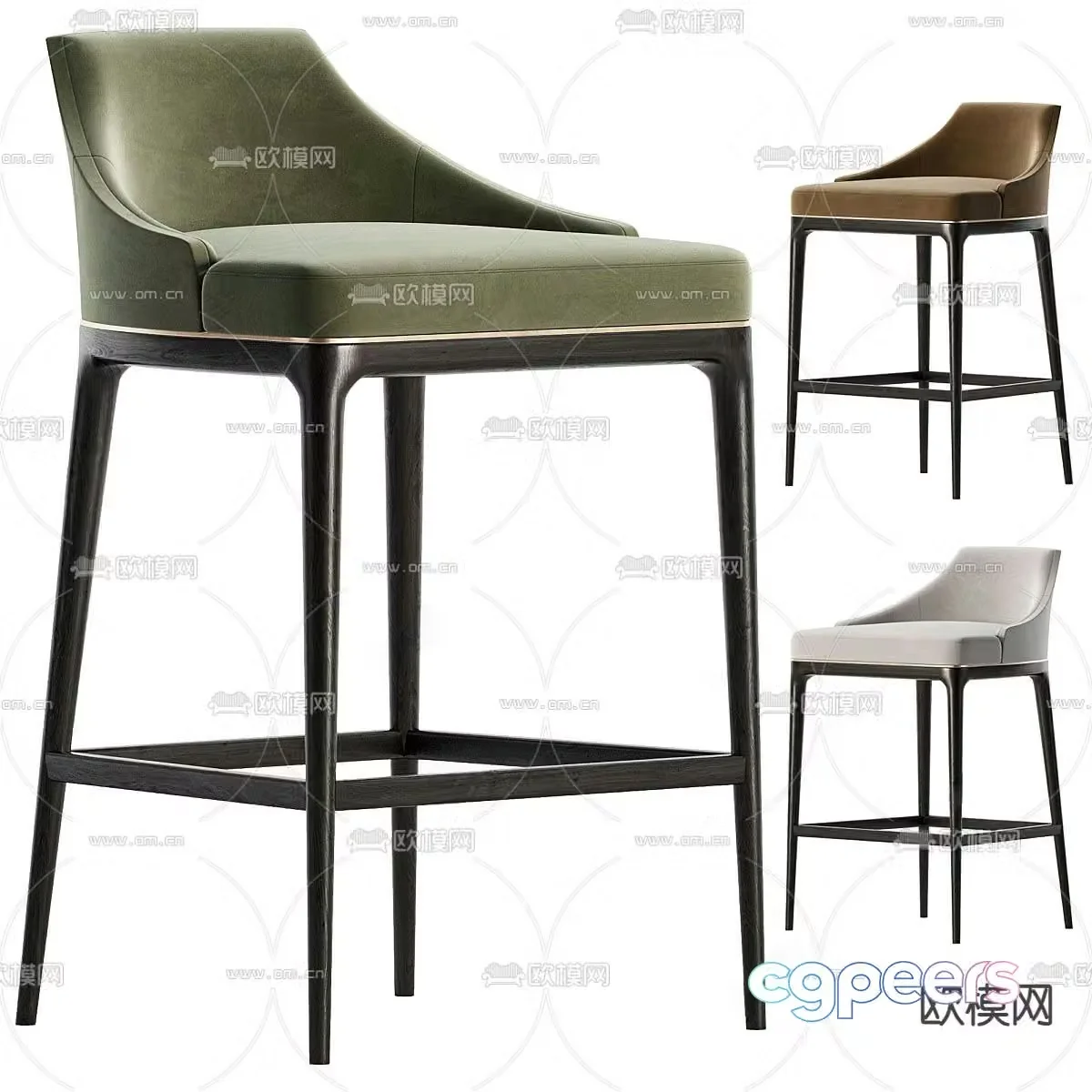 ASTER bar stool bar chair 3d model