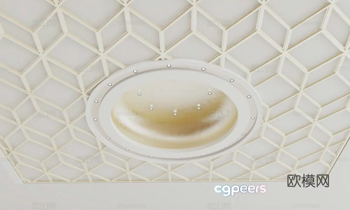 Modern ceiling 3d model