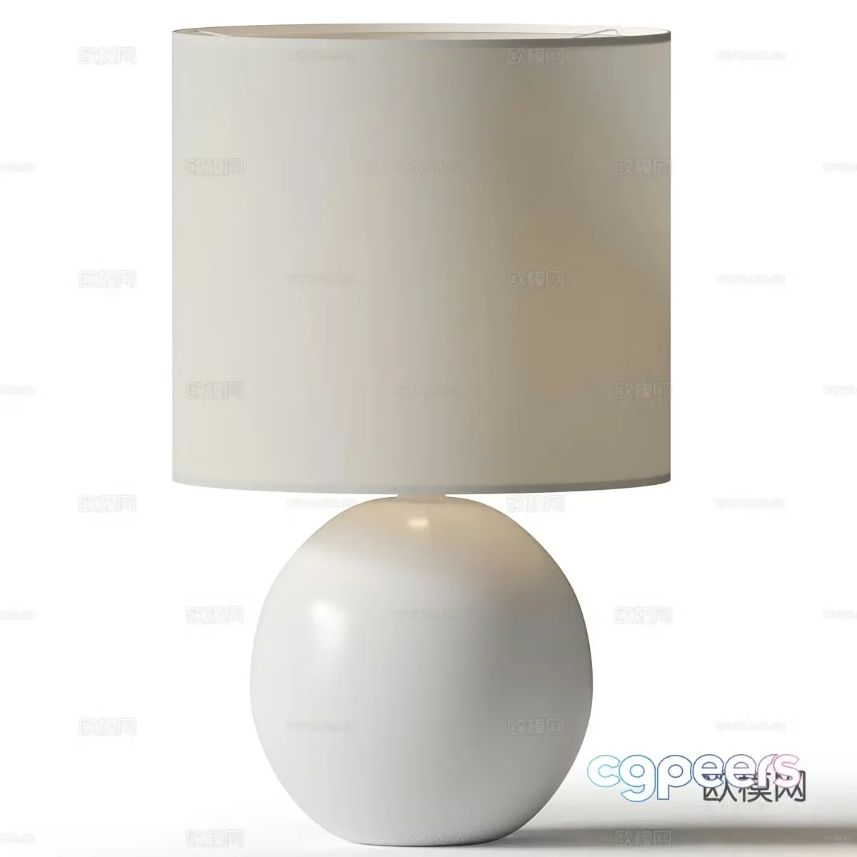 Modern decorative desk lamp 3d model