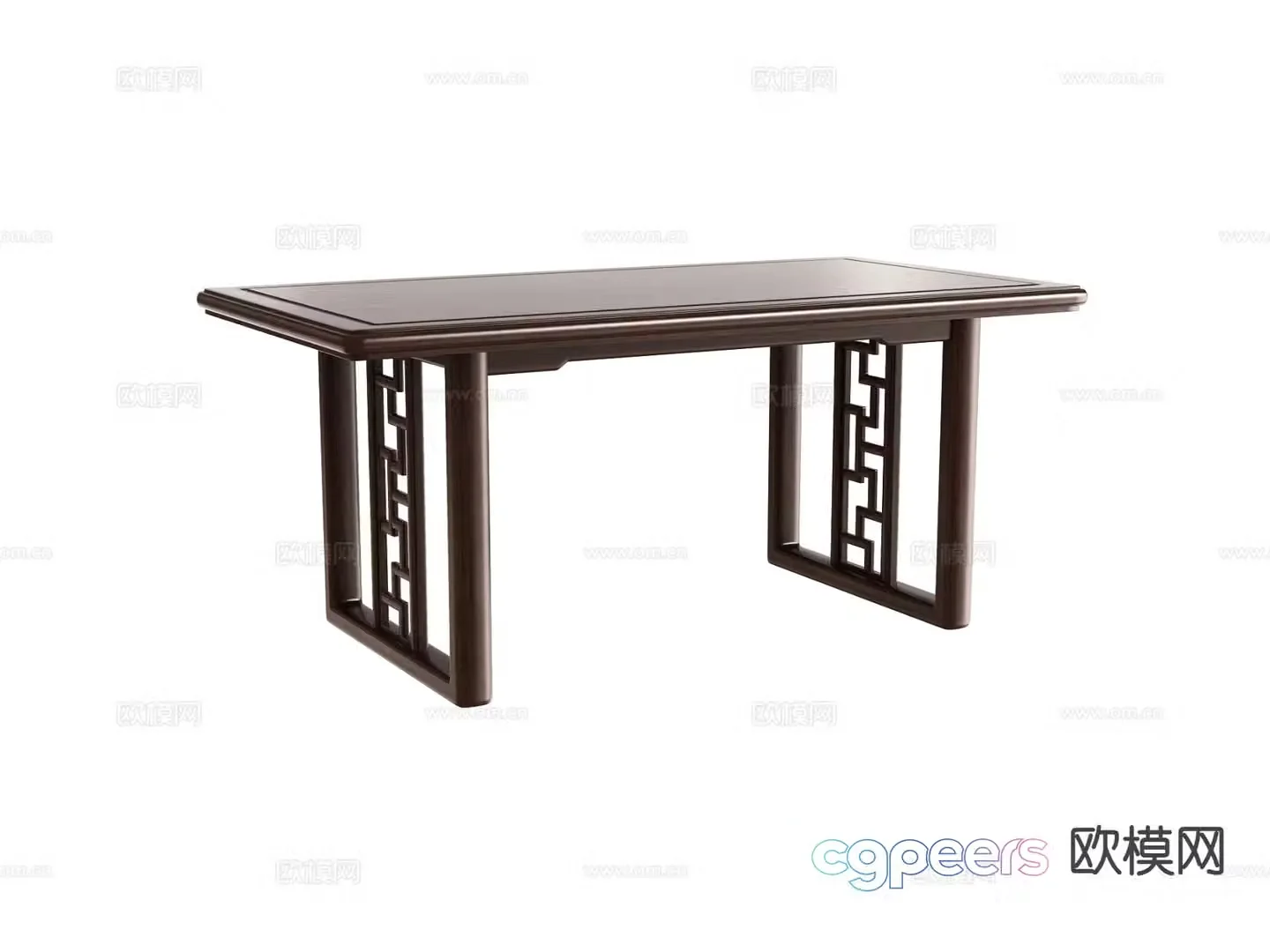 New Chinese dining table 3d model