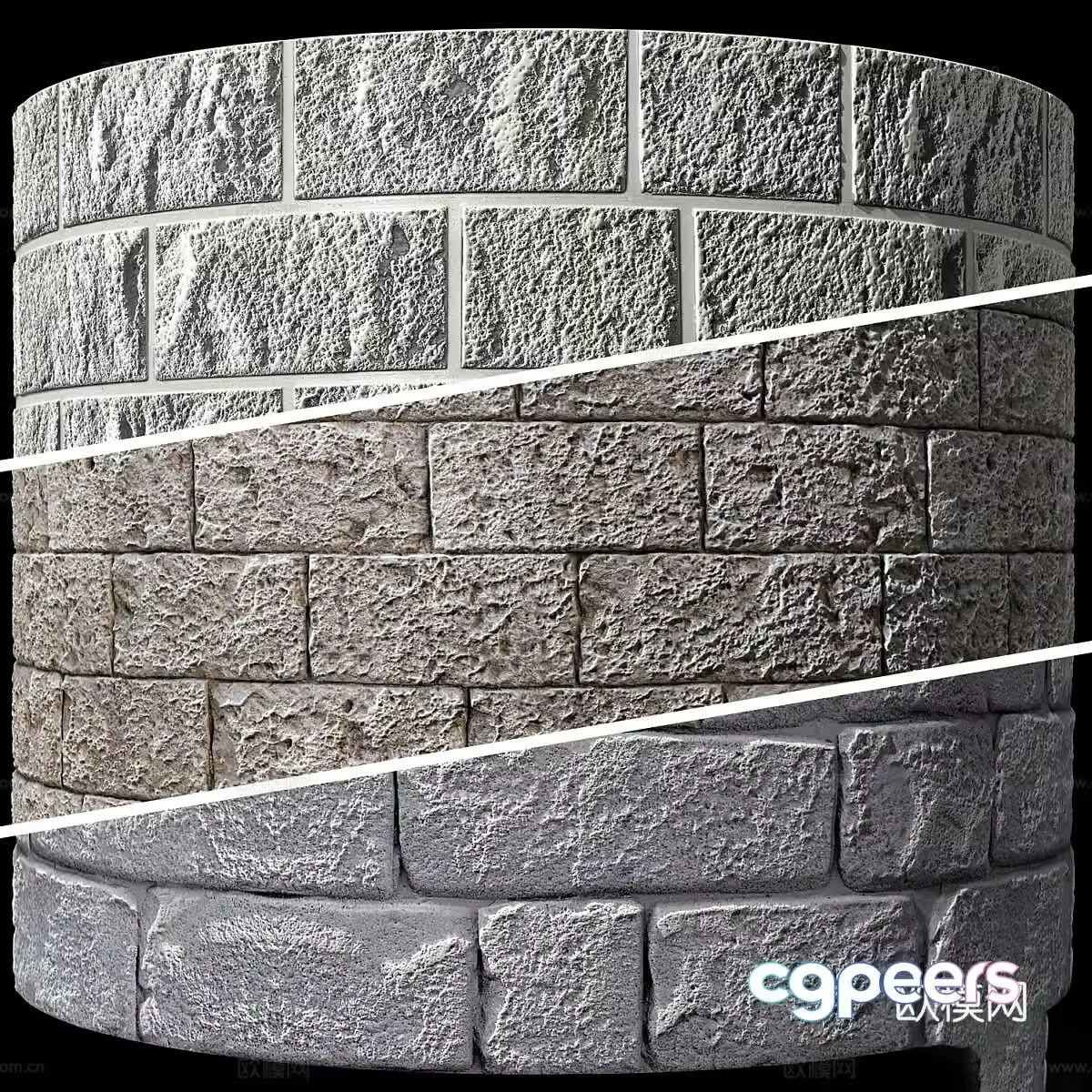 New Chinese style exterior tiles 3D model