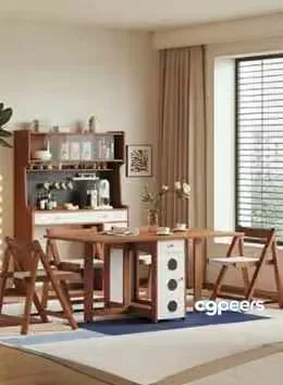 Modern Living Room 3D Model – 17795 – VRAY Render