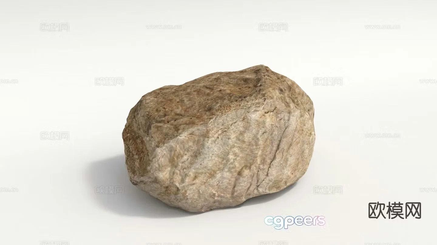 Landscape stone stone 3d model