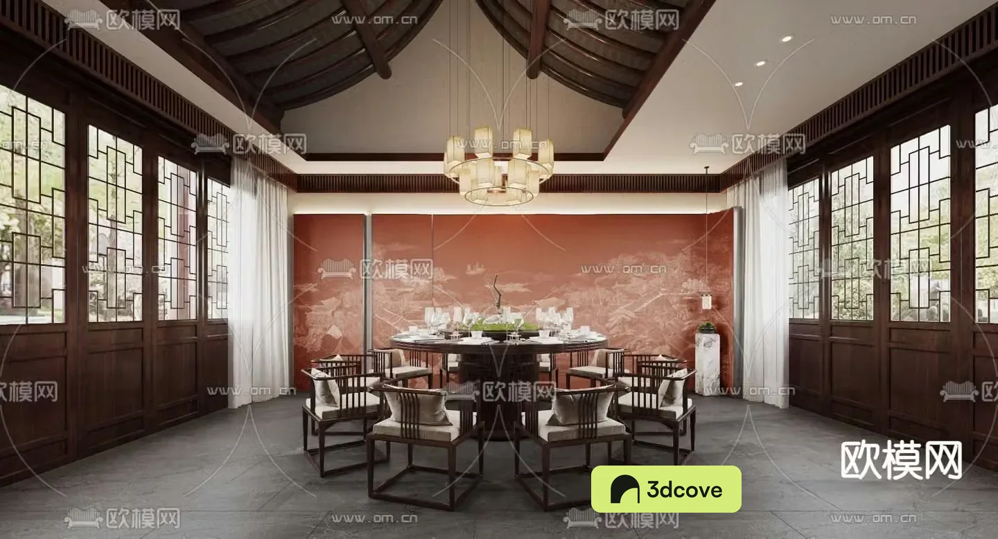 Chinese restaurant private room