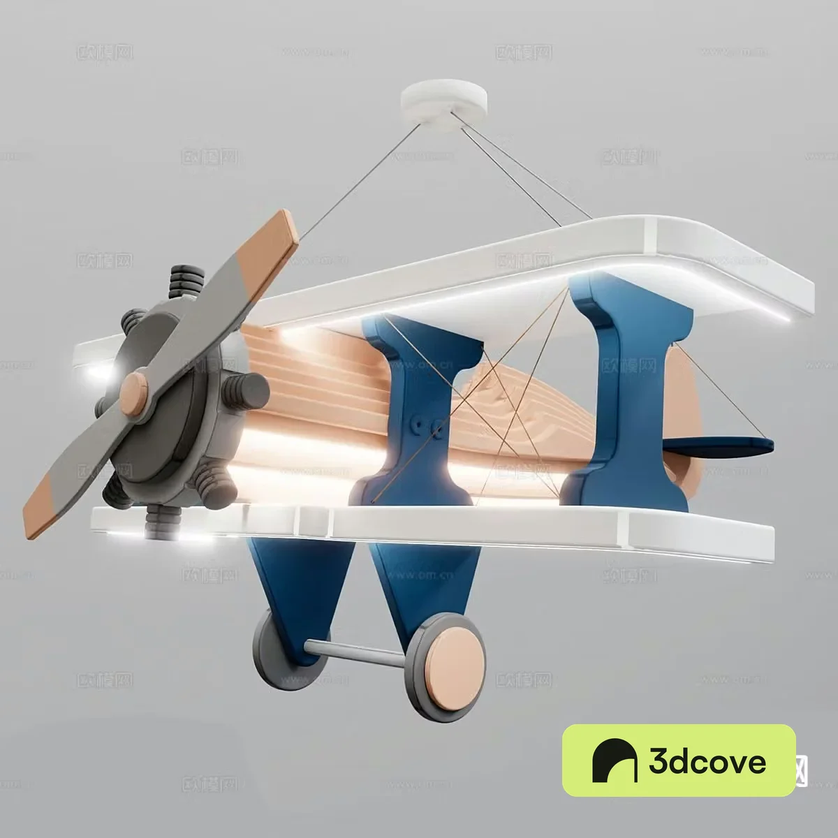 Aircraft chandelier children’s room chandelier