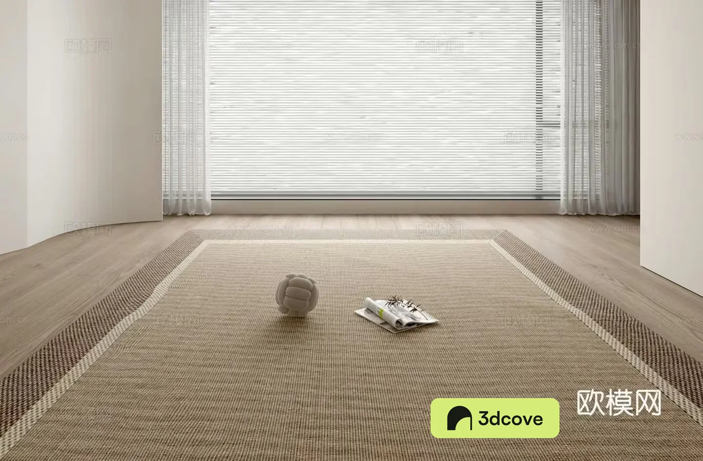 Modern carpet blinds curtain screen