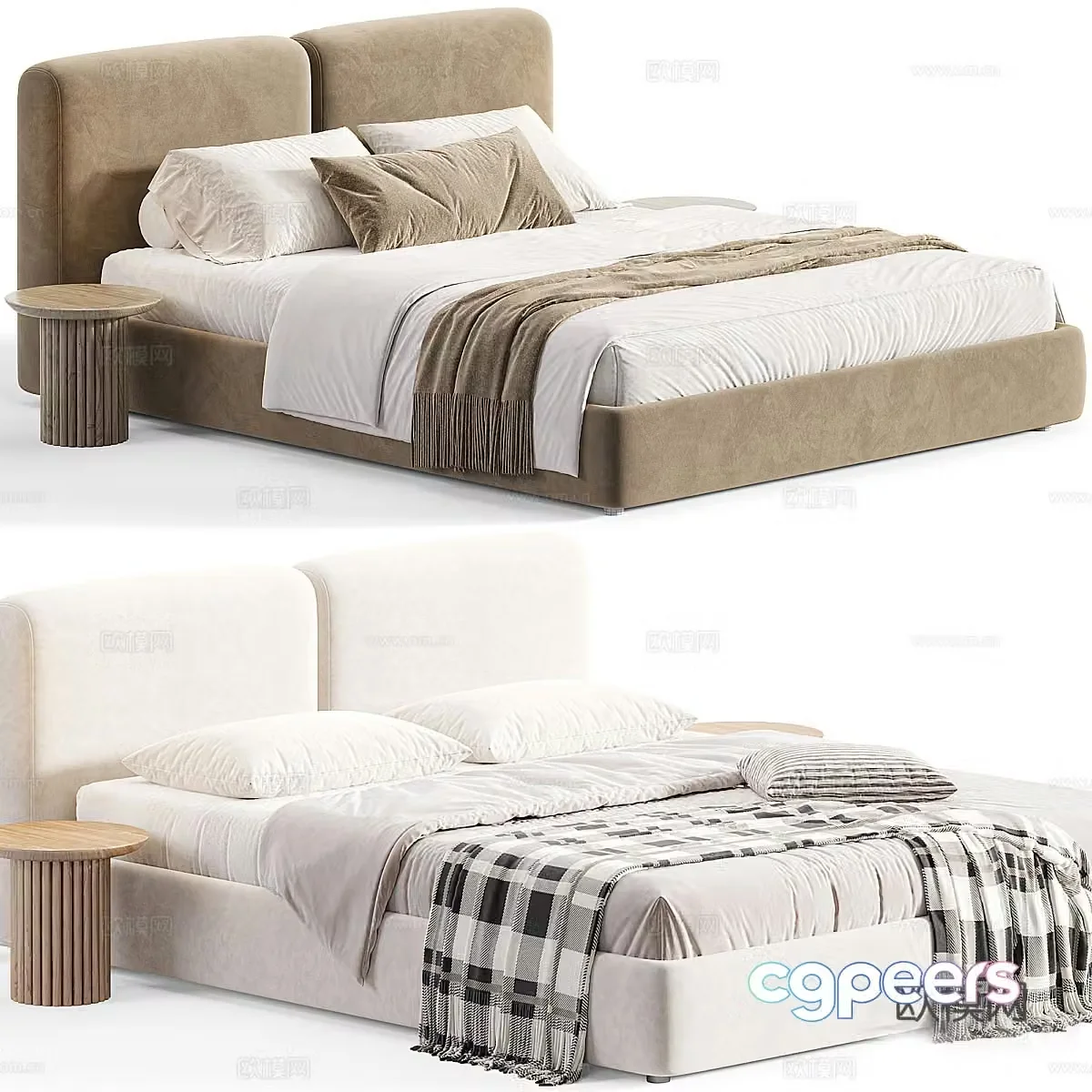 Rene bed 3D model