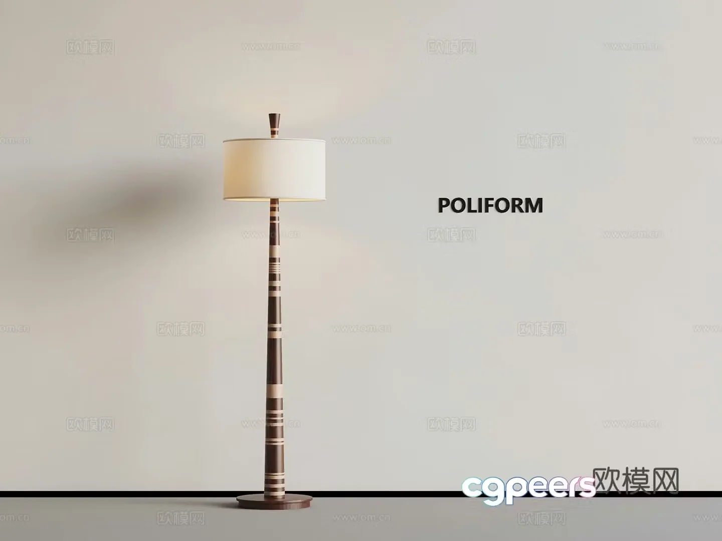 Floor lamp Modern Floor lamp 3d model