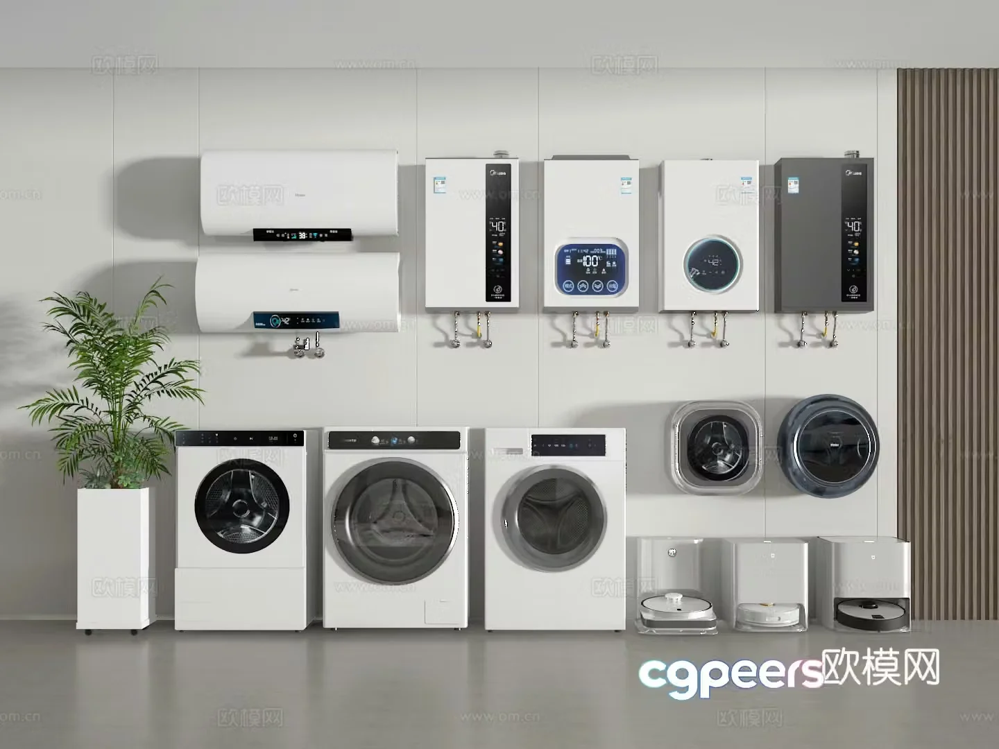 Washing machine 3d model