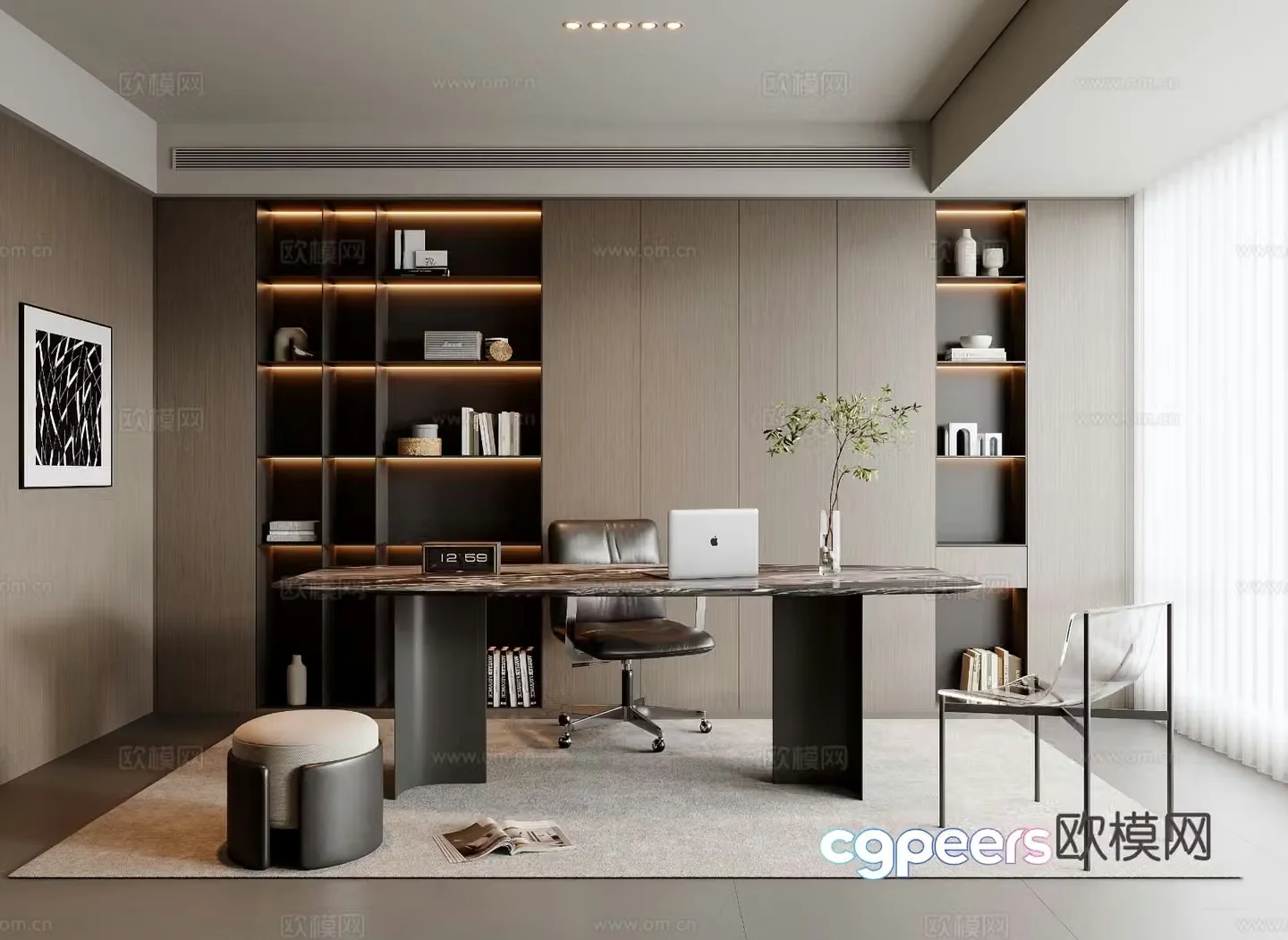Italian study 3D model