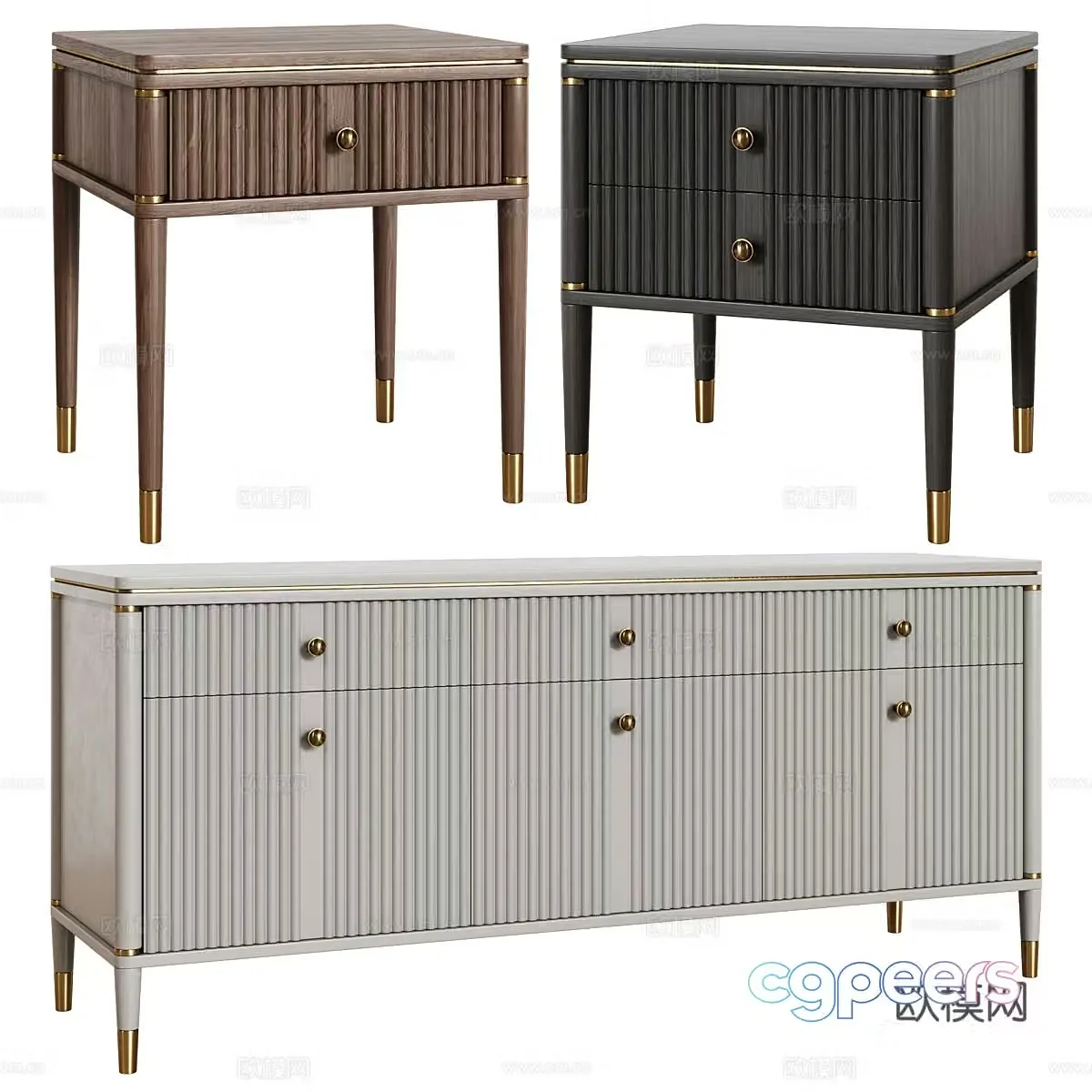 3D model of entrance cabinet