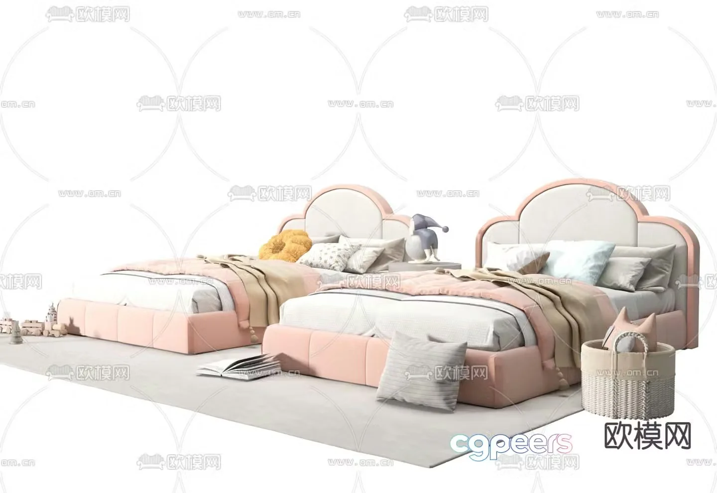 Children’s bed 3d model